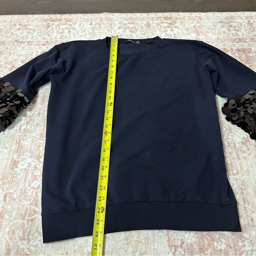 Nasty Gal Sequins Sleeve Sweatshirt - Picture 6 of 9